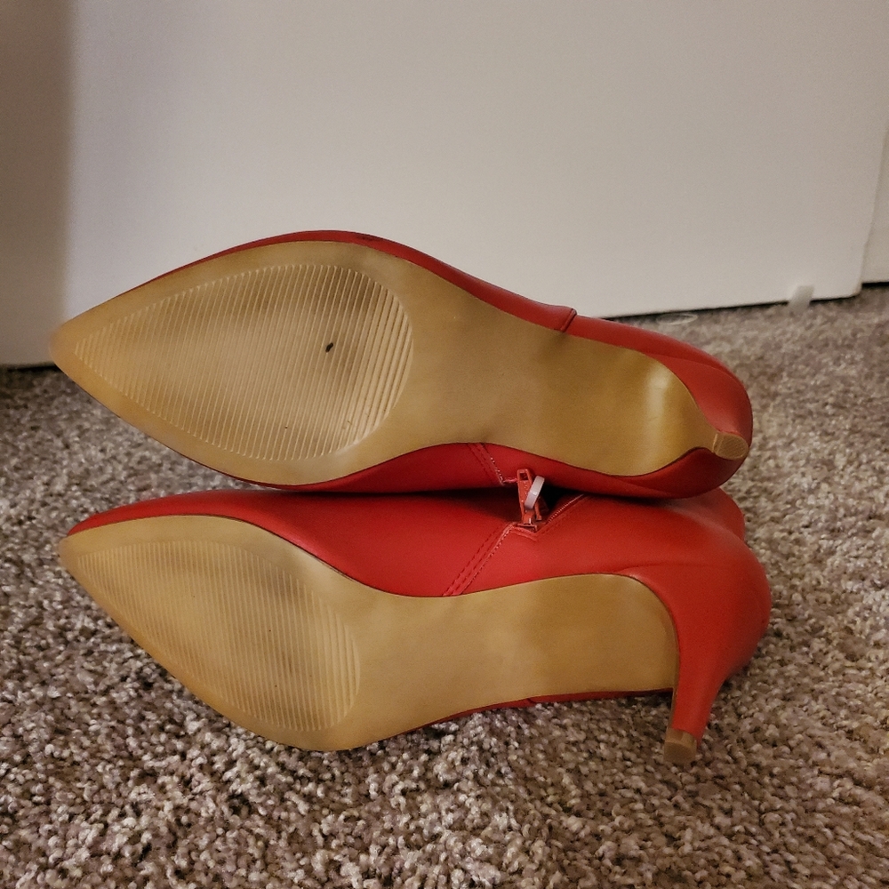 Apt 9 Red Boots Size 10 - image 4